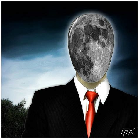 "Slender Moon Face" #slenderman by Mark W. Kramer - MWKDESIGNS | Moon ...