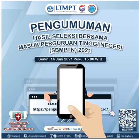 PENGUMUMAN UTBK SBMPTN MIROR LINK LTMPT JADWAL UJIAN MANDIRI 2021