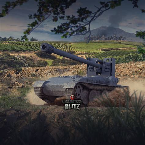 Blitz Grille 15 World Of Tanks SPG German HD Wallpaper Rare Gallery