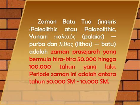 Peralatan Rumah Tangga Zaman Prasejarah