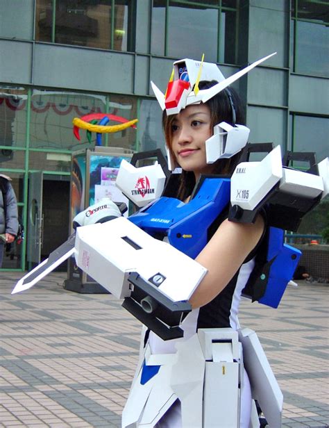 Space Suit Gundam Girl Cosplay