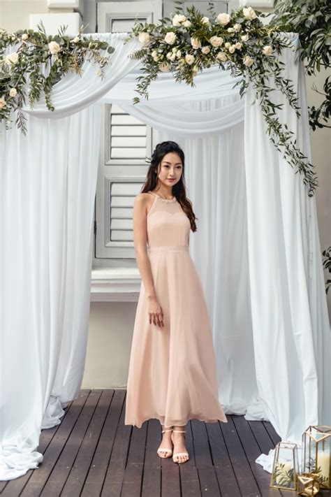 Bnwt Thread Theory Nude Pink Dress Women S Fashion Dresses Sets Dresses On Carousell