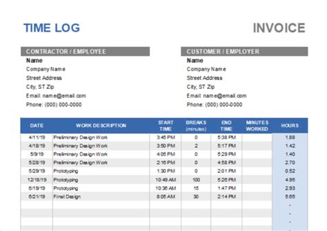 time log templates sheets  excel clickup