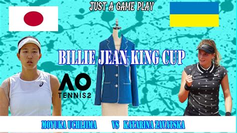 Moyuka Uchijima Vs Katarina Zavatska Billie Jeans King Cup 11 11