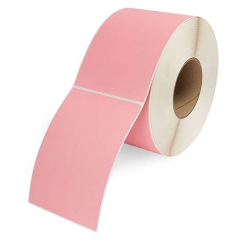 X Pink Thermal Transfer Label Kroy Labels Ribbons