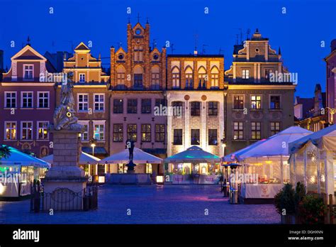 The Old Town Square Called Stary Rynek In The Polish City Of Poznan