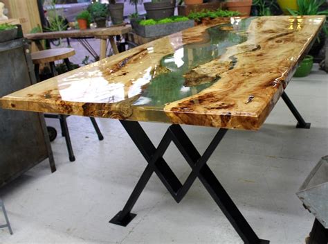 Resin River Dining Table Etsy