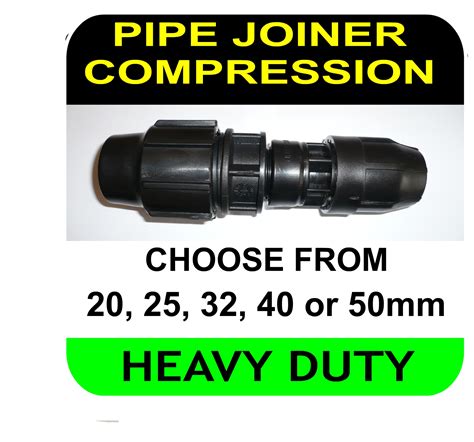 Pipe Reducer Compression 20mm 25mm 32mm 40mm 50mm Connector Mdpe Water