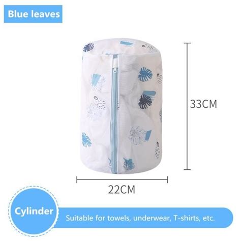 Cylinder 22 33cm Sac À Linge En Maille Imprimée En Polyester Sacs À