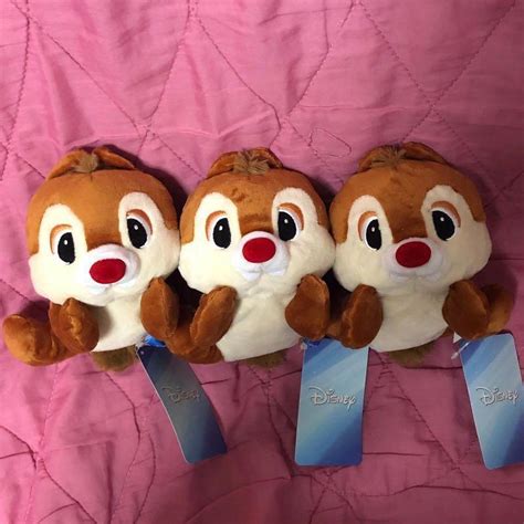 Disney Chip 'n' Dale Plush Toy, Toys & Games, Stuffed Toys on Carousell