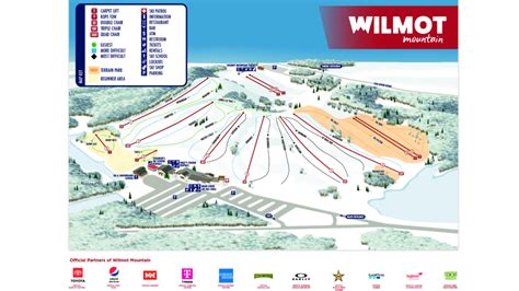 Wilmot Mountain Ski Map And Resort Information - Free Piste Map