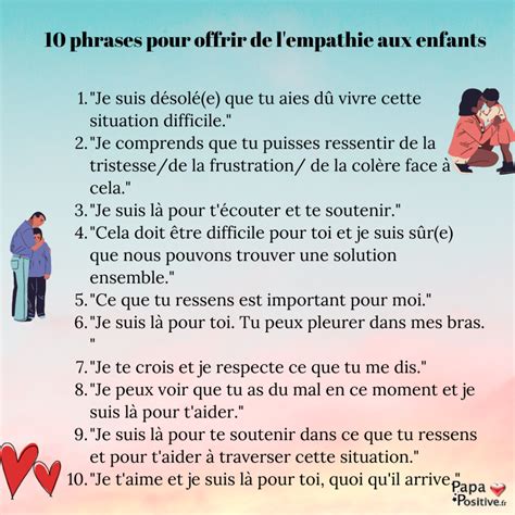 10 Phrases Pour Offrir De L Empathie Aux Enfants Papa Positive