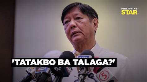 Marcos Sa Pagtakbo Sa Senado Ni Rodrigo Duterte Makikita Natin Sa