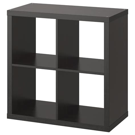 KALLAX Shelving Unit Black Brown 77 X 77 Cm IKEA