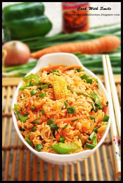 SCHEZWAN FRIED RICE RECIPE VEG SCHEZWAN FRIED RICE