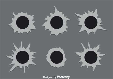 Bullet Hole Metal 99388 Vector Art at Vecteezy