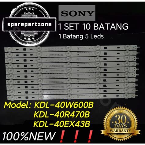 Sony Kdl W B Kdl R B Kdl Ex B Led Backlight Lampu Belakang