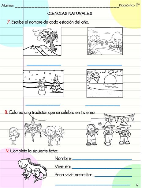 EXAMEN DIAGNÓSTICO 2022 2023 Página 39 Imagenes Educativas