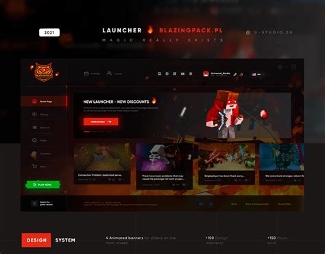 Design Launcher For The Project BlazingPack Pl Behance