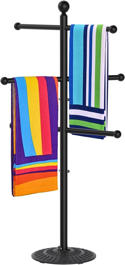 Amazon Keten Pool Towel Rack Outdoor Metal Outdoor Towel Rack For