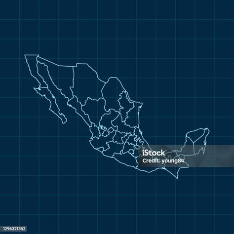 Map Of Mexico Stock Illustration Download Image Now Cartography Computer Graphic Country