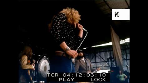 Led Zeppelin Bath Festival Clip W Audio Pro Shot Film Synced W