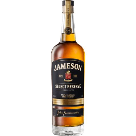 Jameson Select Reserve Whiskey 750ml Agrimark