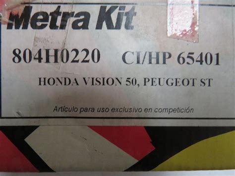 Cilindro Metrakit Honda Vision Peugeot St