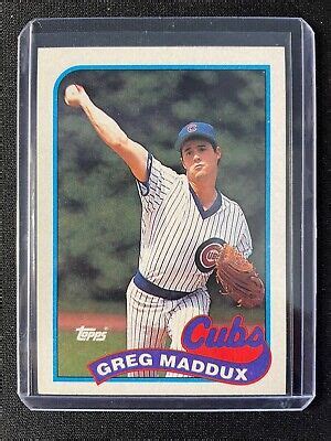 Topps Greg Maddux Cubs Ebay