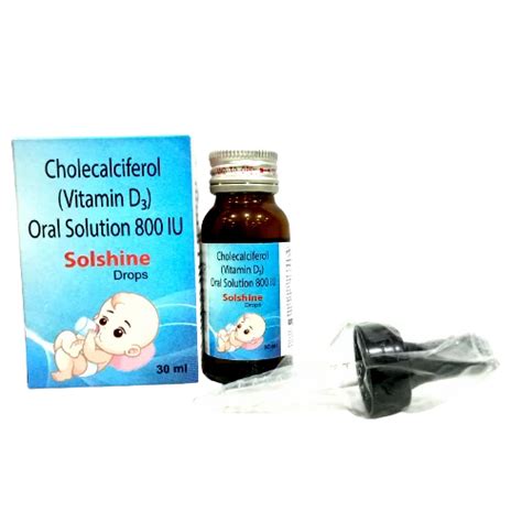 Solshine ColecalciferoL 800 Iu, Syrup, Packaging Size: 30 ml at Rs 85 ...