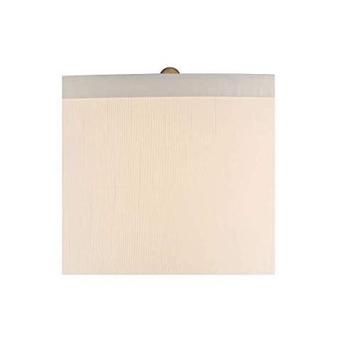 Karen Modern Table Lamp Tapered Tall Dark Gold Glass Off White Fabric Drum Shade For Living Room