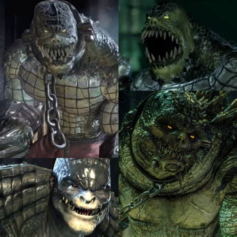 Killer Croc Arkhamverse By Dckakarott On Deviantart