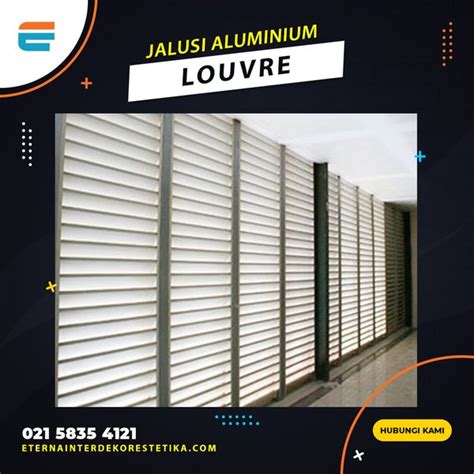 Jual Jalusi Aluminium Louvre Jalusi Lubang Angin Lubang Udara