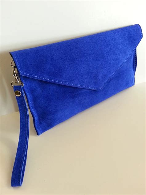 Blue Handbags Cobalt Blue Suede Bag