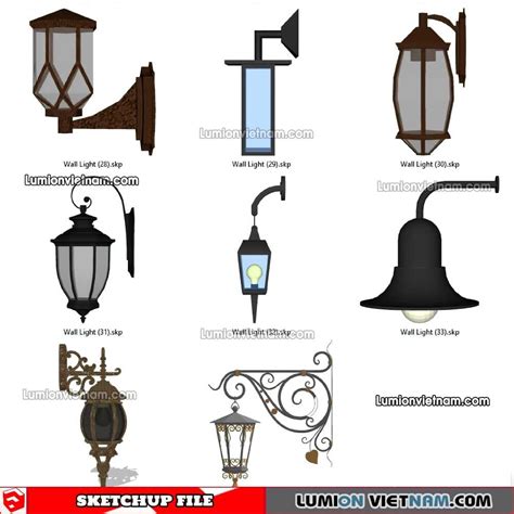 230722 Wall Light Sketchup 3d Models