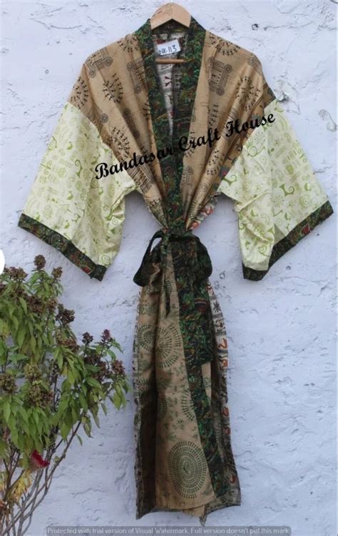 Vintage Silk Saree Kimono Robe At Rs Piece Kimono Robe In Jaipur