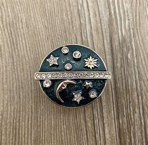 Enamel Moon And Stars Drawer Knobs Starry Sky Cabinet Etsy