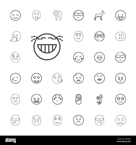 33 Smile Icons Royalty Free Vector Image Stock Vector Image And Art Alamy