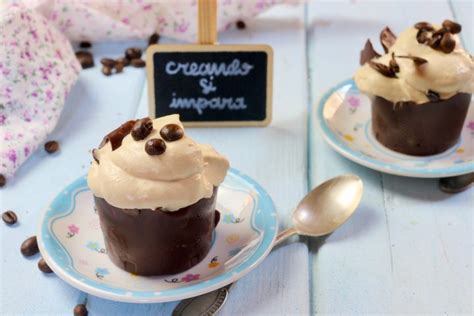 bicchierini di cioccolato con mousse al caffè creando si impara