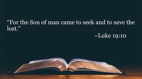 Your Daily Bible Verses — Luke 19:10 — Integrated Catholic Life™