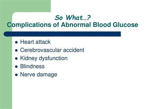 PPT - Blood Glucose Monitoring PowerPoint Presentation - ID:671481