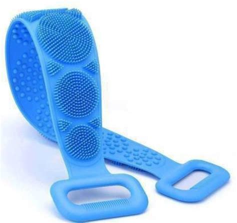 Mizuki Silicone Bath Body Brush Exfoliating Long Body Back Scrubber For