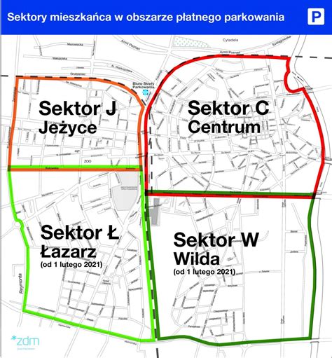 Parking In Poznan Zones Share P