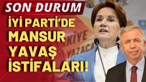 Son Durum Y Parti De Mansur Yava Depremi Onlarca Istifa Youtube