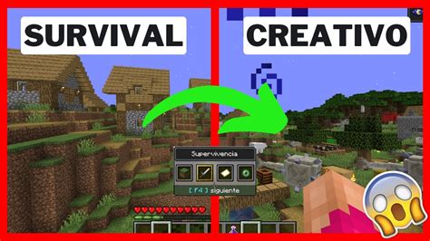 Como Cambiar De Modo Supervivencia A Modo Creativo En Minecraft