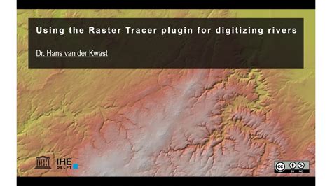 Digitize Rivers With The Raster Tracer Plugin In Qgis Youtube