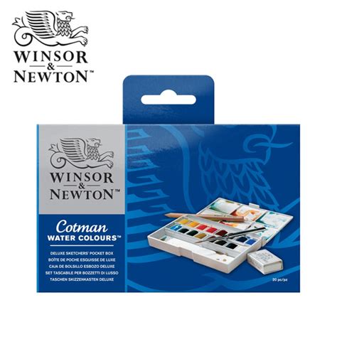 Winsor Newton Cotman Watercolours Deluxe Sketchers Pocket Box Ca