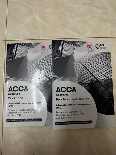 ACCA Advanced Financial Management AFM Workbook Practice Kit