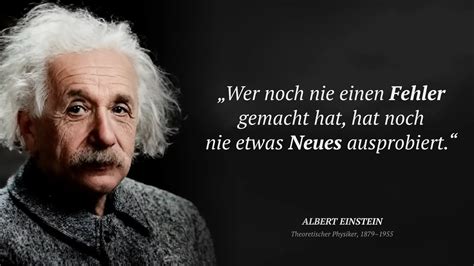 Albert Einstein Zitat Wer Noch Nie Einen Fehler Gemacht Hat Hat Noch