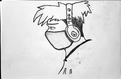 Anime boy with headphones (Pencil drawing) by Skribbles2161 on DeviantArt